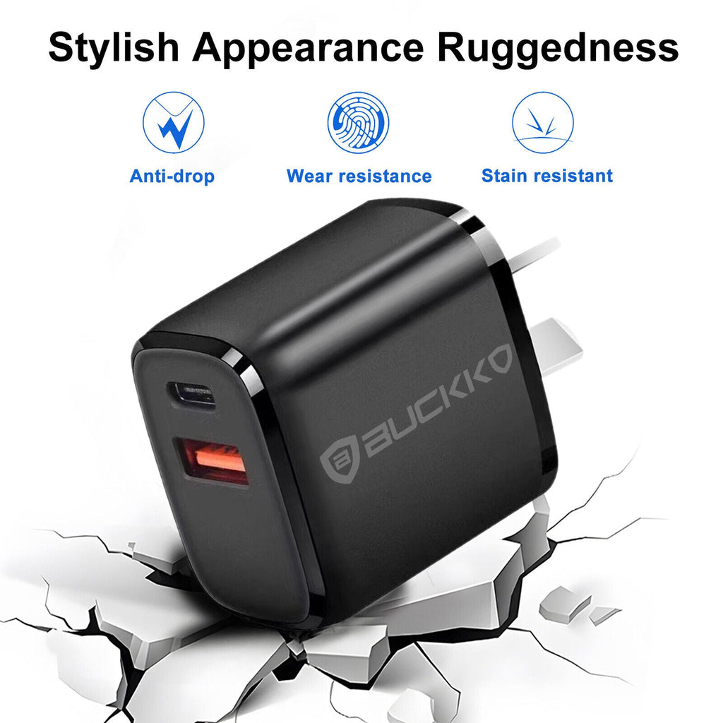 Buckko 30W Type C USB A Charging Fast Charging SAA Approval