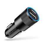 Load image into Gallery viewer, Buckko 38W USB-C USB-A Fast Car Charger
