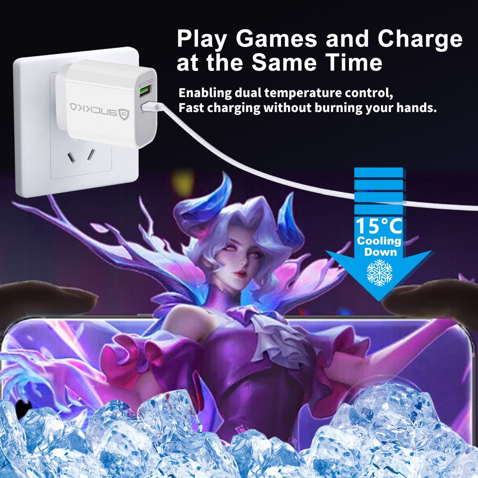 Buckko 20W Type C USB A Charging Fast Charging SAA Approval