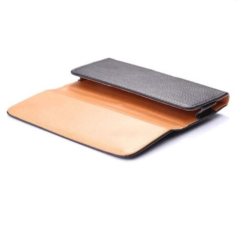Universal Belt Clip Leather Case Pouch For Mobile Phones