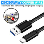 Load image into Gallery viewer, Premium Strong Metal Braided Type C to USB Cable
