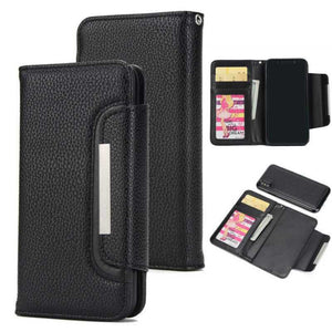 Samsung Galaxy S Series Detachable Leather Magnetic Wallet Case Cover