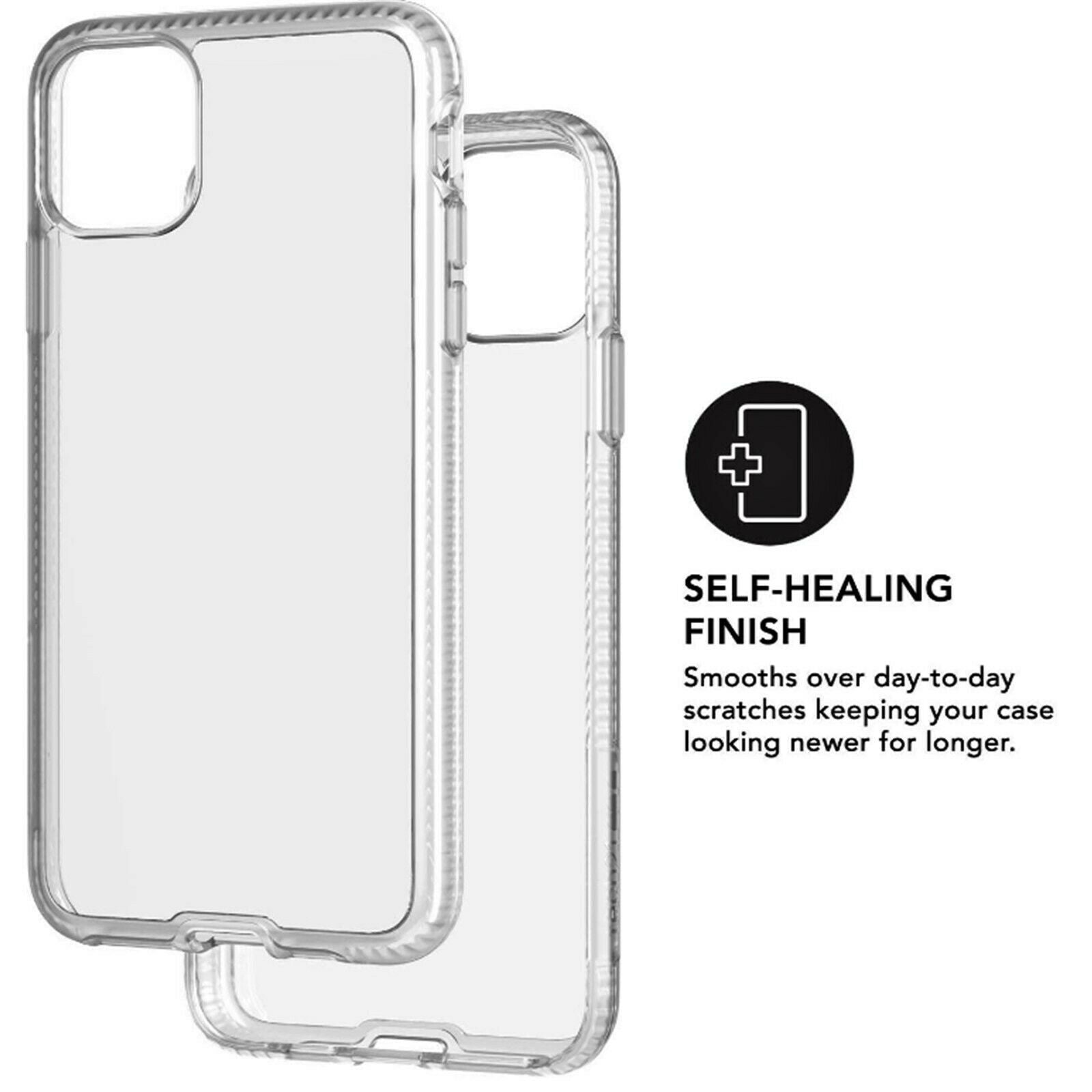 iPhone Tech21 Pure Clear Antimicrobial Shockproof Slim Protection Case for Apple iPhone