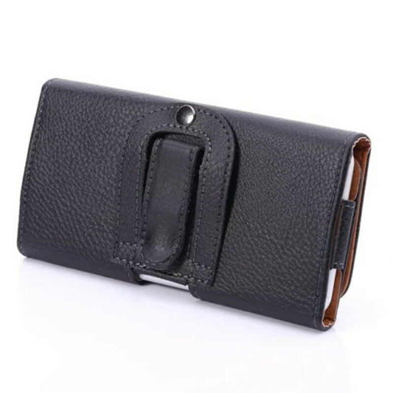 Universal Belt Clip Leather Case Pouch For Mobile Phones