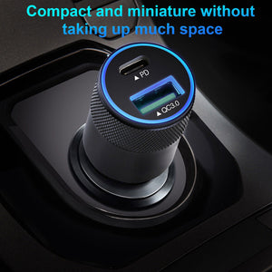 Buckko 38W USB-C USB-A Fast Car Charger