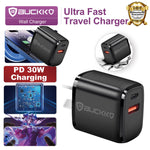 Load image into Gallery viewer, Buckko 30W Type C USB A Charging Fast Charging SAA Approval
