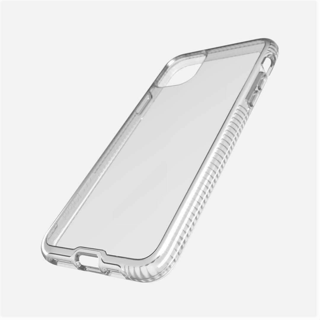 iPhone Tech21 Pure Clear Antimicrobial Shockproof Slim Protection Case for Apple iPhone