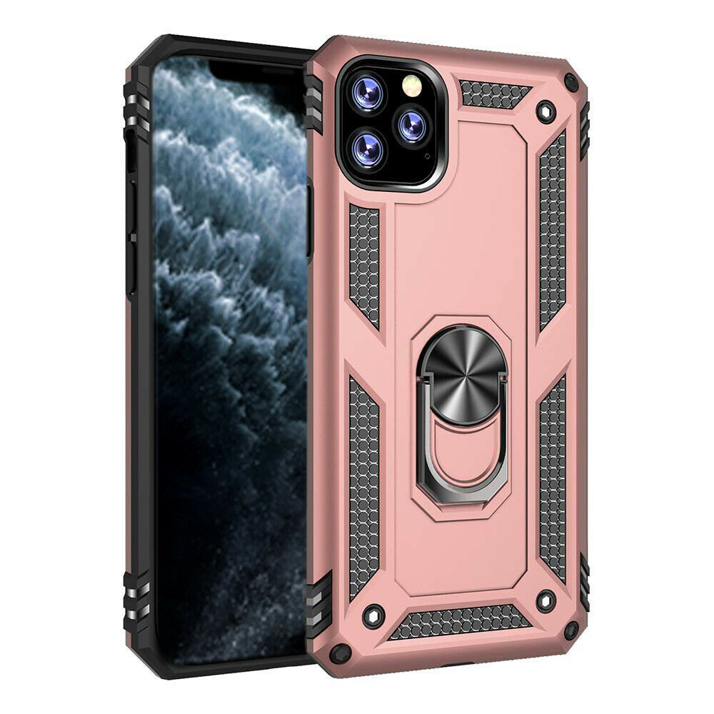 Samsung Galaxy Note Series Dual Layer Heavy Duty Shockproof Magnetic iRing Case Cover