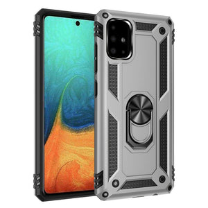 Samsung Galaxy S Series Dual Layer Heavy Duty Shockproof Magnetic iRing Case Cover