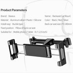 Load image into Gallery viewer, Baseus Car Back Seat Phone Holder Headrest Holder for 4.7-12.9 inch Pad Backseat Mount for Pad Tablet PC Auto Headrest Holder
