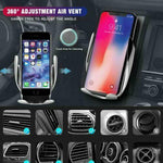 Load image into Gallery viewer, S5 Wireless Fast Charging Car Charger Auto Clamping Car Holder Mount for iPhone Samsung
